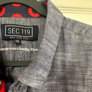 Sec 119 long sleeve button down